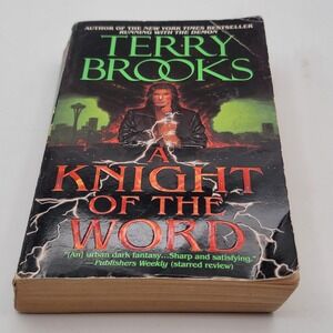Terry Brooks A Knight of the Word Paperback 1998 Del Rey Urban Fantasy Good